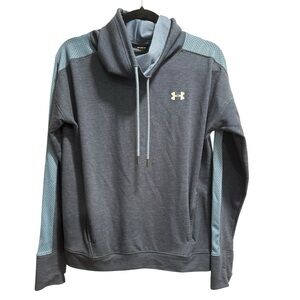 Under Armour Loose TurtleNeck HeatGear Long Sleeve Sweat Shirt Womens Medium‎